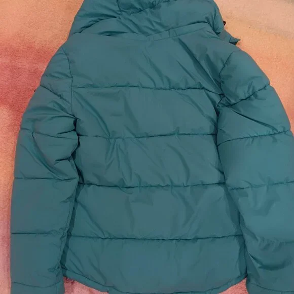 BGBG Generation premium performance teal puffer jacket / Size M - Picture 3 of 8